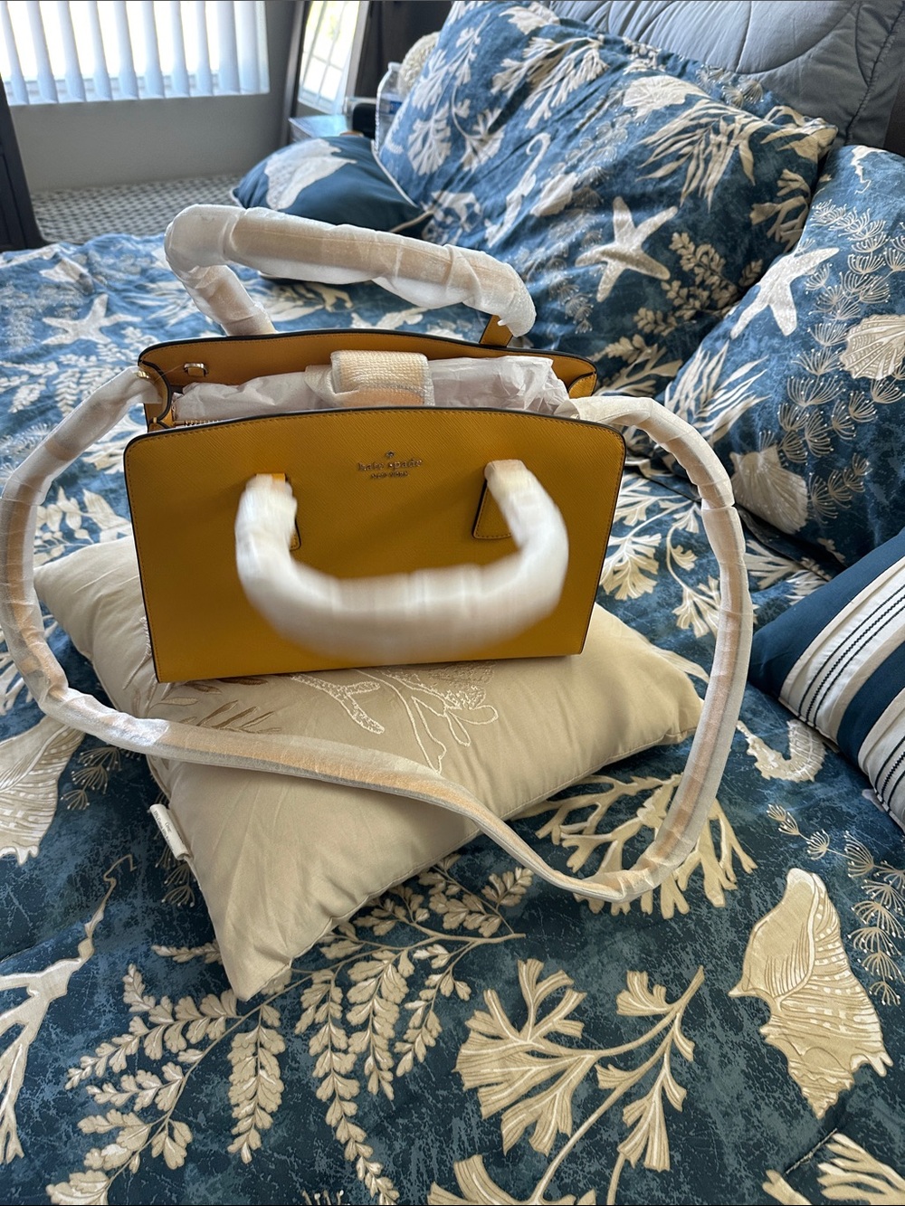 kate spade Mustard Yellow Leather Top-Handle Satchel